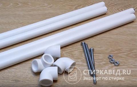 Делаем сушилку для белья на батарею своими руками Делаем сушилку для белья на батарею своими руками