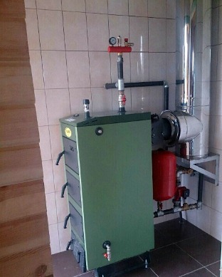 обвязка твердотопливного котла с группой безопасности
