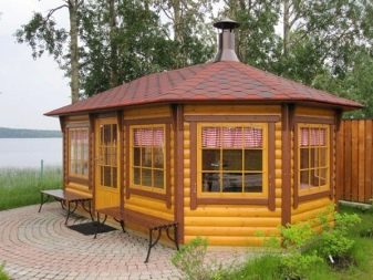 Закрытая беседка с мангалом, барбекю, печью своими руками: фото, видео, расчёт материала Закрытая беседка с мангалом, барбекю, печью своими руками: фото, видео, расчёт материала