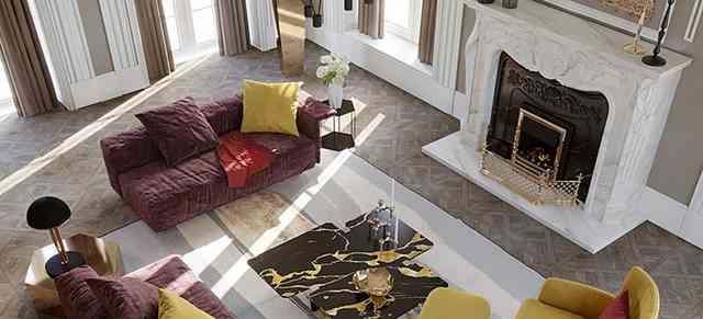 Очаг Cavendish в интерьере Очаг Cavendish