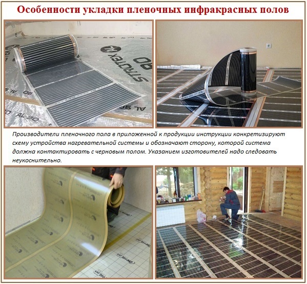 Теплый пленочный пол под линолеум – инструкция, как уложить правильно Как надо стелить инфракрасный теплый пол