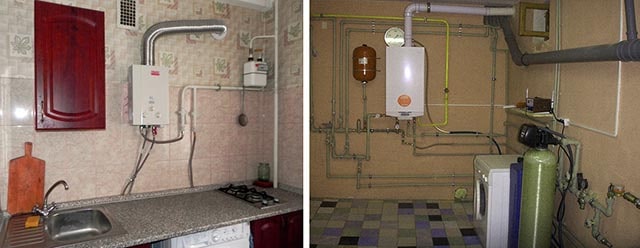 Где разрешается ставить газовую колонку