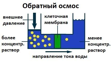 Как работает установка фильтрации обратным осмосом Принцип действия очистки воды обратным осмосом