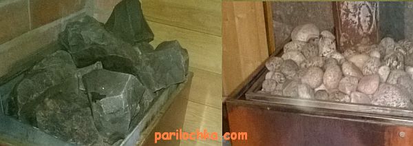 Камни для бани: какие лучше в печи, в парилке, рейтинг камней