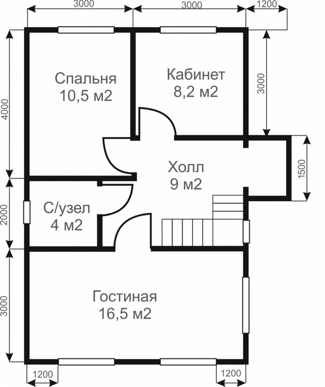 Планировка двухэтажного дома 6 на 6 м: особенности организации пространства Планировка двухэтажного дома 6 на 6 м: особенности организации пространства