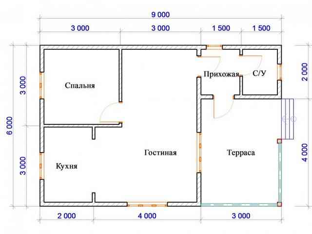 Планировка двухэтажного дома 6 на 6 м: особенности организации пространства Планировка двухэтажного дома 6 на 6 м: особенности организации пространства