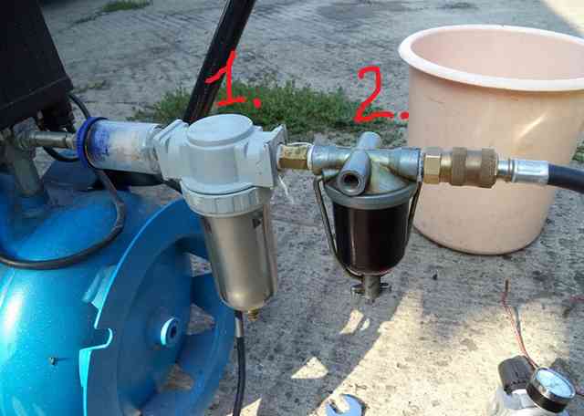 Воздушный фильтр на компрессор своими руками