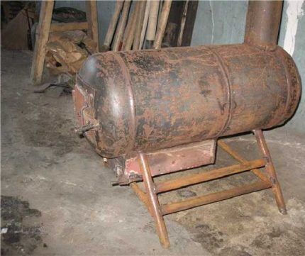 Как сделать своими руками буржуйку из газового баллона Буржуйка из баллона