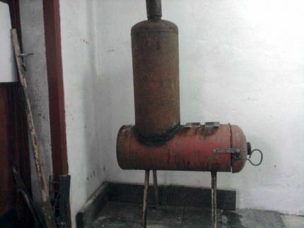 Как из двух газовых баллонов своими руками сделать буржуйку Усовершенствованная буржуйка