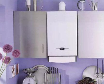 Газовый котел в интерьере