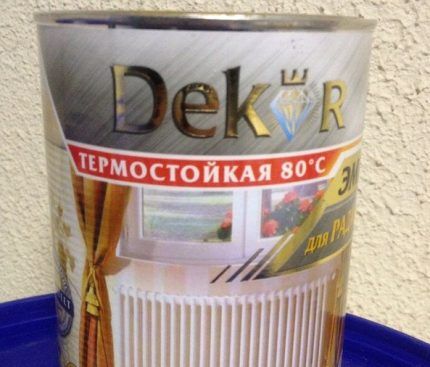 Эмаль для радиаторов Термостойкая эмаль