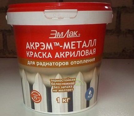 Акриловая эмаль Акриловая краска