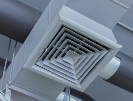 Вентиляционная решетка в приточной вентиляционной системе Роль фасонных изделий в вентиляционной системе