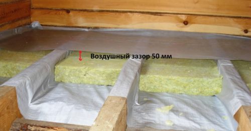 Пароизоляция потолка