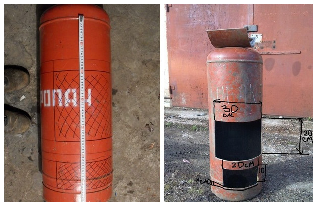 Как сделать печь буржуйку из газового баллона своими руками: фото и чертежи, видео и секреты Буржуйка из баллона