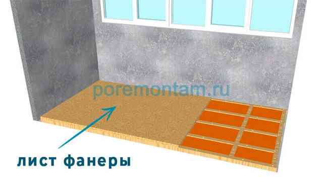 Утепление балкона пеноплексом - пошаговая инструкция укладка фанеры на обрешетку