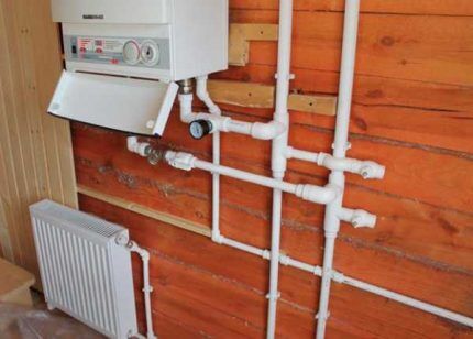 Подключение настенного газового котла к коммуникациям Подключение настенного газового котла к коммуникациям