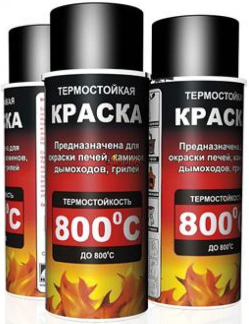 Жаростойкая краска по металлу для печей: виды термостойкой краски до 1000 градусов и особенности использования