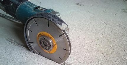 Использование болгарки в штроблении Штробление стены