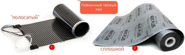 Руководство по монтажу электрического теплого пола под линолеум инфракрасная пленка двух видов полосатая и сплошная