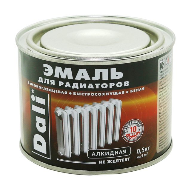Краска для батареи отопления: какую лучше выбрать, нанесение в домашних условиях Эмаль «DALI»