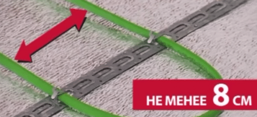 Как сделать теплый пол на балконе своими руками? Расстояние между проводами