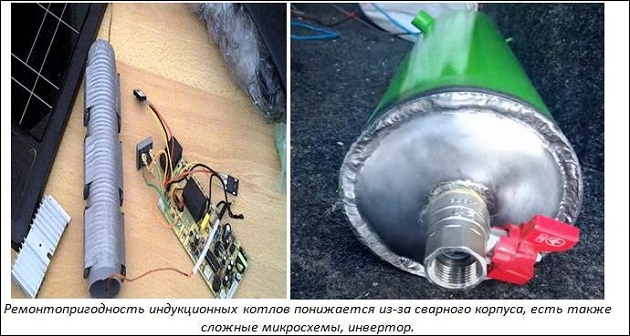 ремонтопригодность индукционного котла