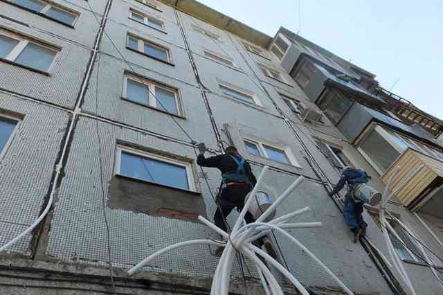 Монтаж утеплителя