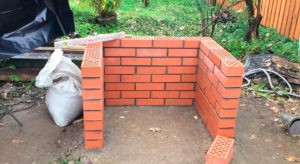 Пошаговая инструкция строительства мангала из кирпича своими руками