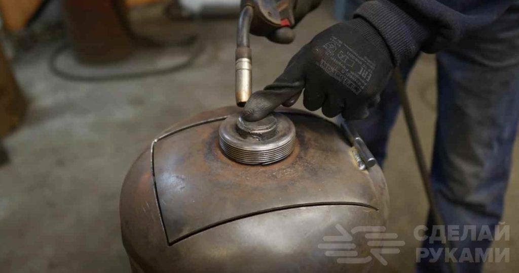 Печь из газового баллона — лучший вариант для гаража и мастерской Печь из газового баллона — лучший вариант для гаража и мастерской