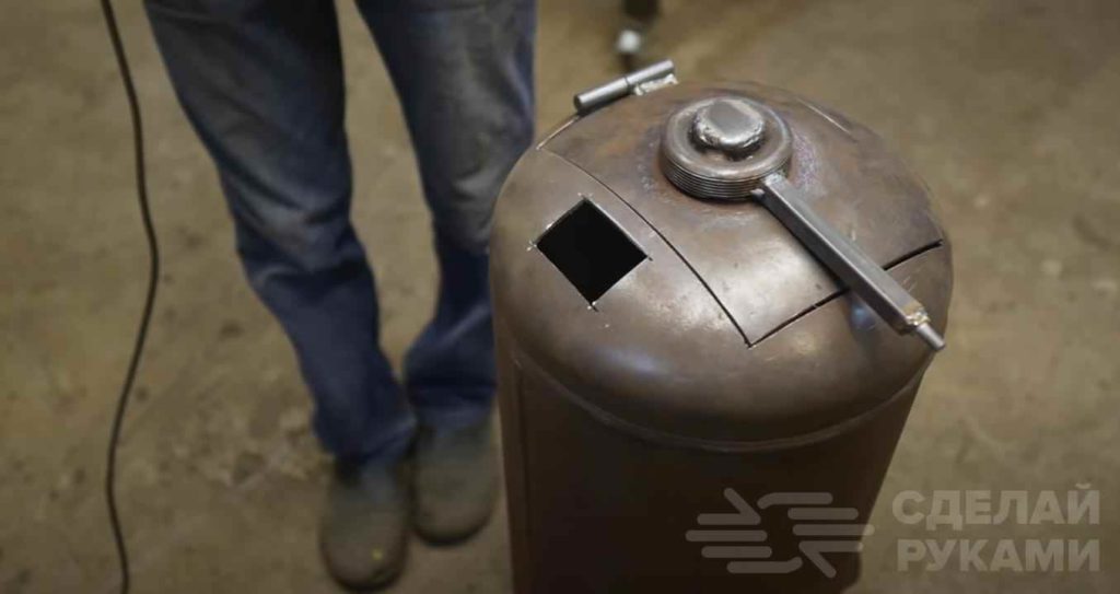 Печь из газового баллона — лучший вариант для гаража и мастерской Печь из газового баллона — лучший вариант для гаража и мастерской