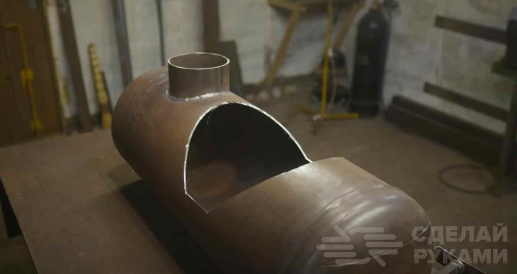 Печь из газового баллона — лучший вариант для гаража и мастерской Печь из газового баллона — лучший вариант для гаража и мастерской