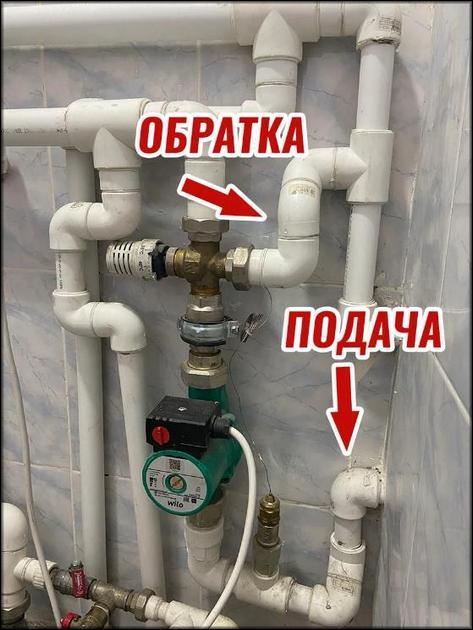 Установка на байпасе