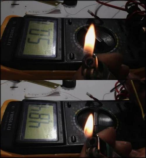 Проверка самодельной термопары