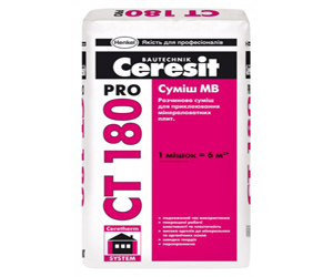 Клеечная смесь для минераловаты CERESIT CT180