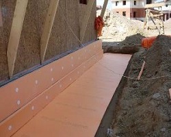 Утепление отмостки с помощью пенополистирола