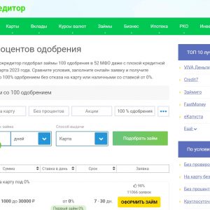 Займ на карту со 100% одобрением от Микрокредитора Займ на карту со 100% одобрением от Микрокредитора